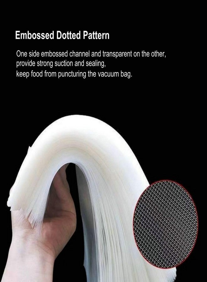 Fangkun Vacuum Sealer Food Storage Bags - Fangkun Vacuum Sealer Bags for Airtight Food Storage Meal Prep or Sous Vide,Precut Seal Bags Embossed,100 of Pack (11" x 16") - Image 3