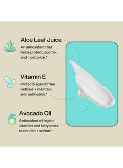 Bubble Bubble Skincare Slam Dunk Hydrating Facial Moisturizer - Natural Aloe Juice + Avocado Oil for Skin Hydration and Blue Light Protection - Daily Face Moisturizer for Sensitive Skin (50ml)  - Image 5