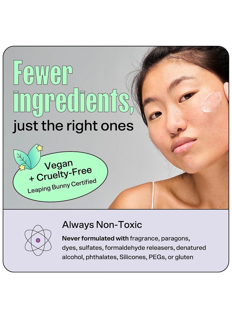 Bubble - Bubble Skincare Slam Dunk Hydrating Facial Moisturizer - Natural Aloe Juice + Avocado Oil for Skin Hydration and Blue Light Protection - Daily Face Moisturizer for Sensitive Skin (50ml) - Image 1