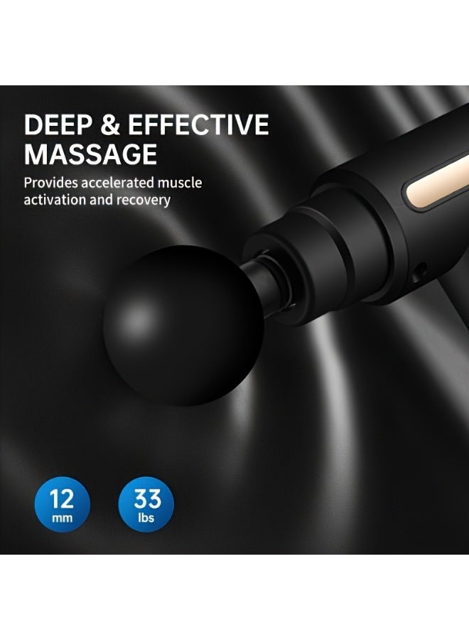 6-Speed Adjustment Rechargeable Portable Mini Massage Equipment Suitable For Body And Neck Relaxation Compact And Elegant Design - Image 5