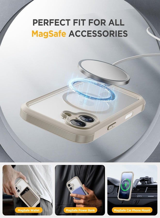 Miracase for iPhone 17 Case 6.3'', Full-Body Military Grade Drop Protection Outdoor Phone case with Built-in Glass Screen &Camera Control,Easy Installation,No Gap,Compatible with MagSafe, Gray - Image 5