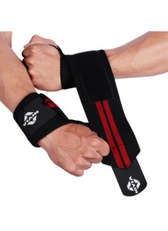 Weight Lifting Wrist Support with Thumb Loop Strap for Gym- Made of Velcro and Elastic Band for Men & Women