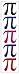 PremiumTT temporary tattoos Pi Symbol Temporary Tattoos Pi Day Math Party Favors 6 Sheets - Image 3