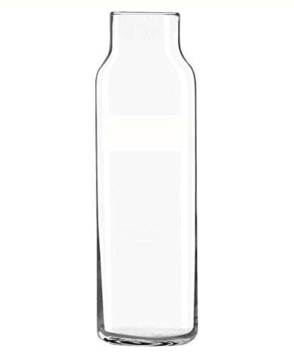 Libbey Glass 24 Oz Hydration Decanter Carafe Bottle wLid  Straight Cylinder