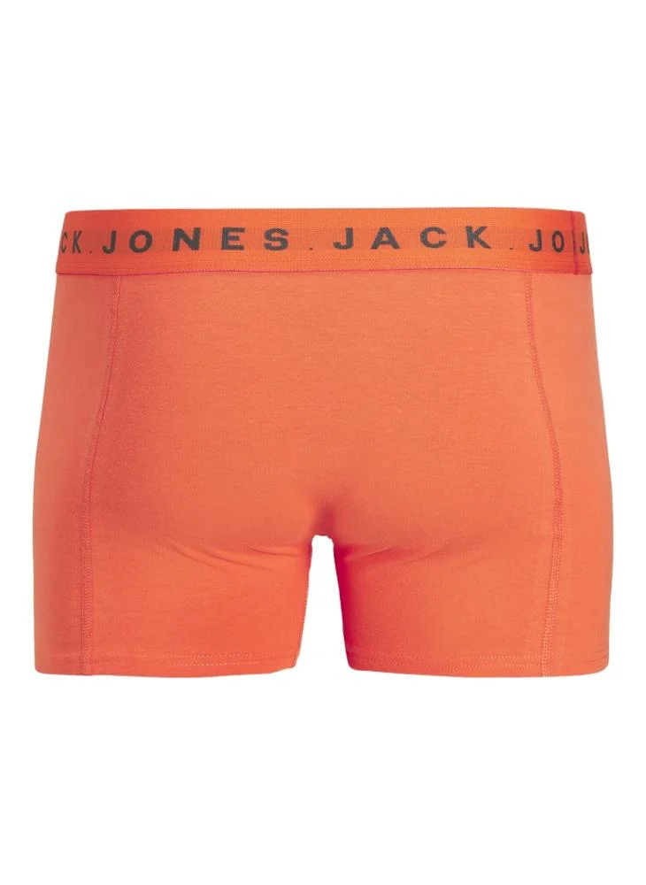 JACK & JONES 3 Pack Jacbennett Solid Trunks
