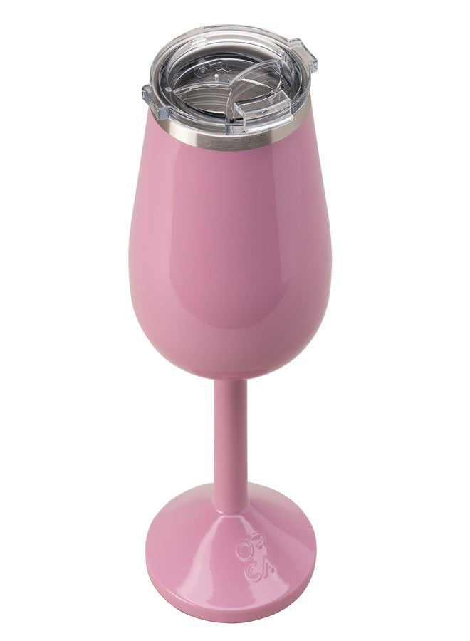ORCA Vino 15oz | Temperature Insulated Mug, Vacuum Sealed Stainless Steel Wine Glass with Lid, Cup Keeps Drinks Ice Cold or Hot - Dusty Rose - Image 3