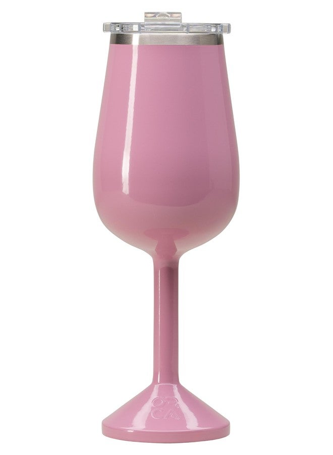 ORCA Vino 15oz | Temperature Insulated Mug, Vacuum Sealed Stainless Steel Wine Glass with Lid, Cup Keeps Drinks Ice Cold or Hot - Dusty Rose - Image 1