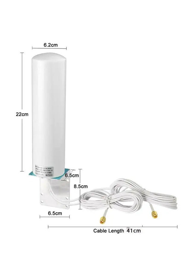 Hihonor Router Antenna 3G/4G， LTE Mimo Antenna, 10-12dBi 698-2700 MHz with 16.4ft Cable SMA  for 3G 4G Router Access ﻿  - Image 5
