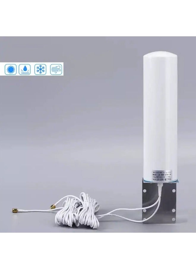 Hihonor - Router Antenna 3G/4G， LTE Mimo Antenna, 10-12dBi 698-2700 MHz with 16.4ft Cable SMA  for 3G 4G Router Access ﻿ - Image 1