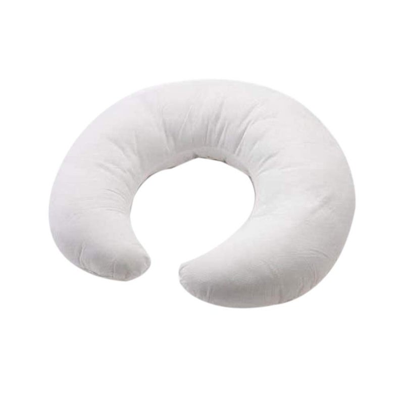 Bacati وسادة رضاعة باكاتي زرقاء بنقاط إيكات من قماش الموسلين مع إدخال 100% قطن - Image 5