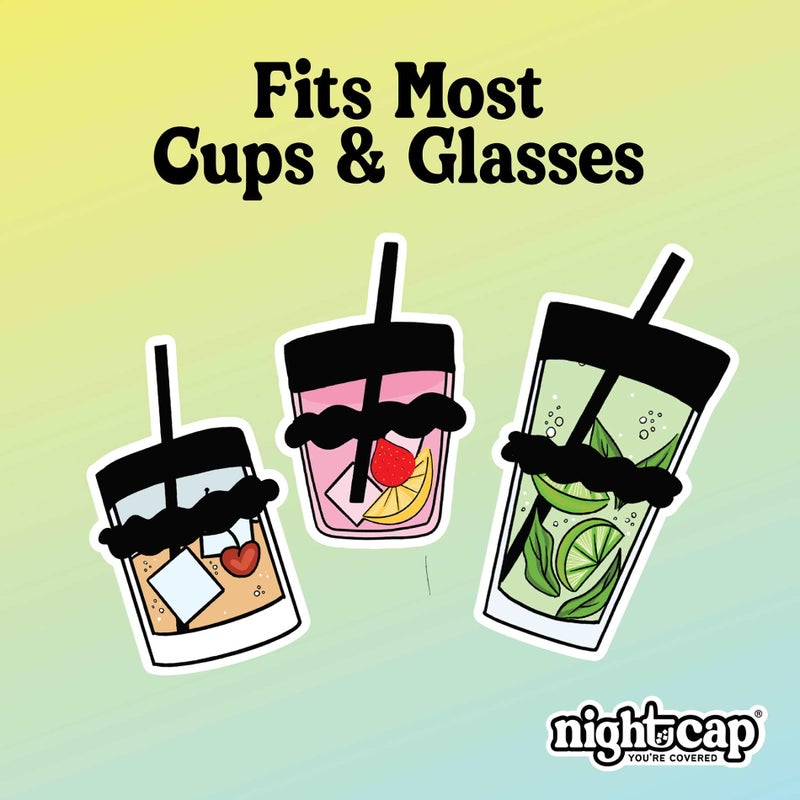 Nightcap The Original Drink Cover Scrunchie â€“ As Seen On Shark Tank And TikTok - Reusable - Wear On Wrist Or In Hair, Prevent Drink Spiking - Sanitary Pocket Keeps Cover Clean â€“ Purple - Image 5