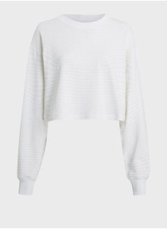 Calvin Klein Jeans Crew Neck Crop Top  - Image 4