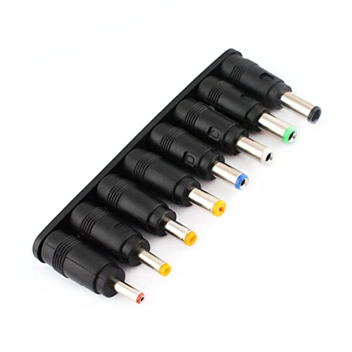 ZYAMY 8-in-1 Universal DC Plugs Power Adapter Conversion Head 5.5mm x 2.1mm Female to Male Power Supply Adapter Jack Connector Tips for Laptop - Image 4