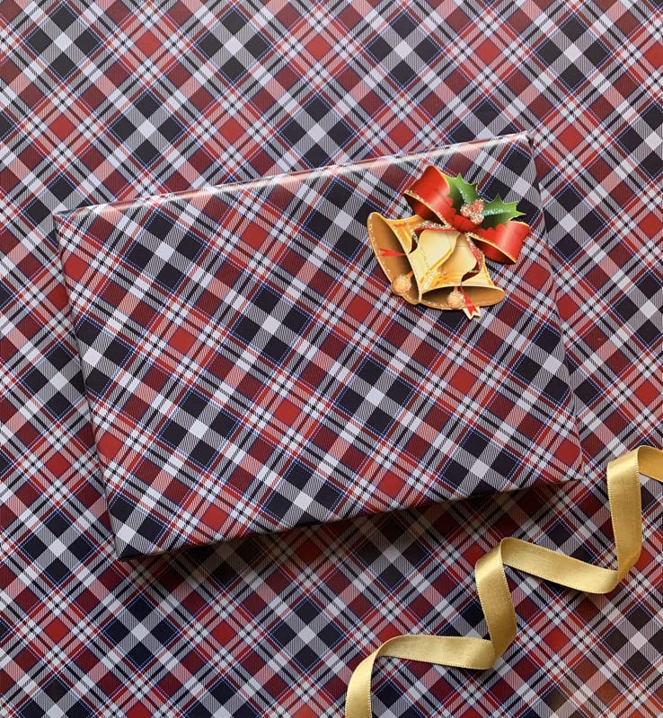 Dovetail Mistle Toe Gift Wrapping Paper Sheet Pack of 6 - Image 2