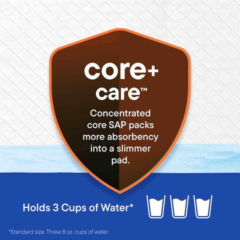 Stack Man Puppy Pads Pet Pee Pads for Dogs & Puppy Training - 100 Count - Potty Pads for Dogs 22" x 22" Leak-Proof Dog Pee Pads - Quick-Dry Surface - Heavy Duty Absorbent Disposable Dog Wee Pad Bulk Pack - Image 4