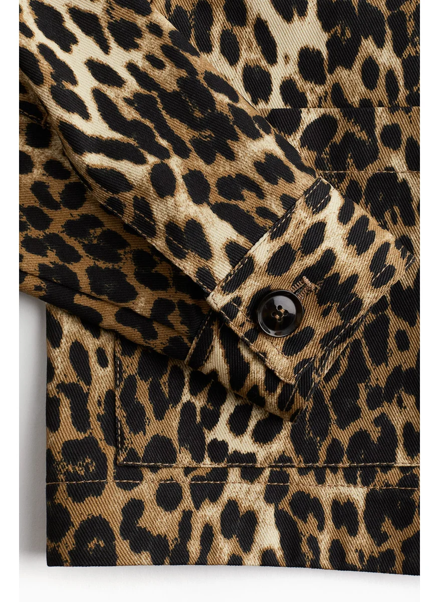 اتش اند ام Patterned Twill Jacket