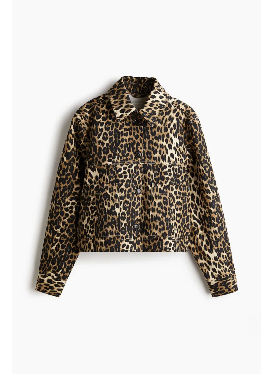 اتش اند ام Patterned Twill Jacket
