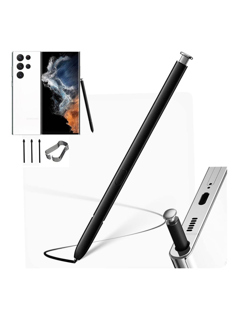 Excefore - S Pen for Samsung Galaxy S23/S22 Ultra S Pen Stylus, for S23/S22 Ultra S Pen, High Sensitive S Pen Stylus, with 3 Nibs, No Bluetooth, Replacement S Pen for Galaxy S23-22 Ultra (White) - Image 1