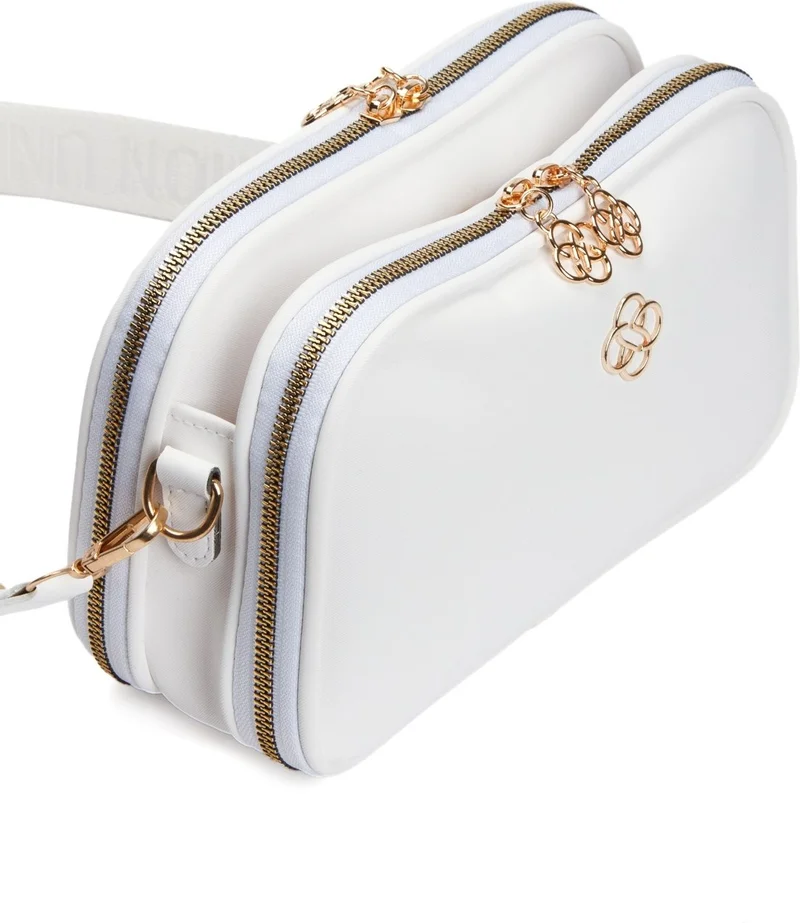اديلينا باجز Women's Clover Detailed Cross Strap Shoulder Bag