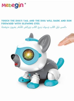 Voice Control Dog Toy, DIY Magic Pet Dog Set with A Bone, Interactive Smart Robot Puppy with Light and Sounds, Walking Animals Toy, Parent-child Interactive Toys, 2 AA Batteries Required(Not Included) - pzsku/Z4C694F755480B03894EAZ/45/_/1712565320/cd04aaf6-9885-44ca-8727-449a8930620f