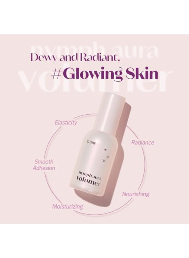 ETUDE Nymph Aura Volumer 081Fl Oz Face Primer Korean makeup Hydrating Radiant Cream Restoring Glow Shiny Makeup Base Smooth Flawless Skin Natural Finish Kbeauty - Image 3