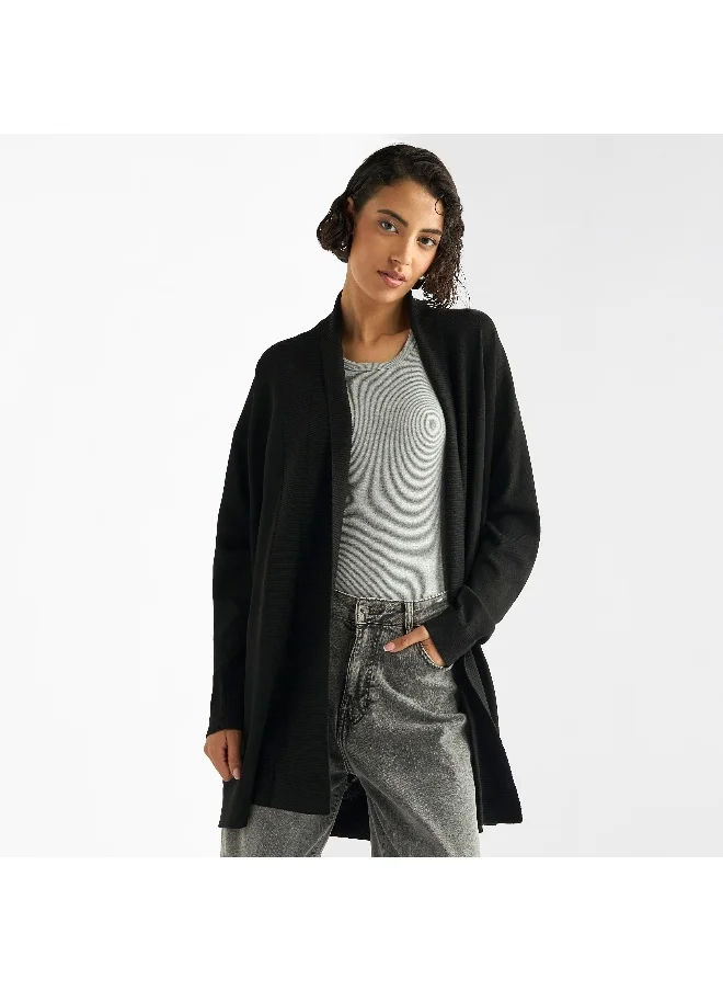 FAV Open Front Longline Cardigan