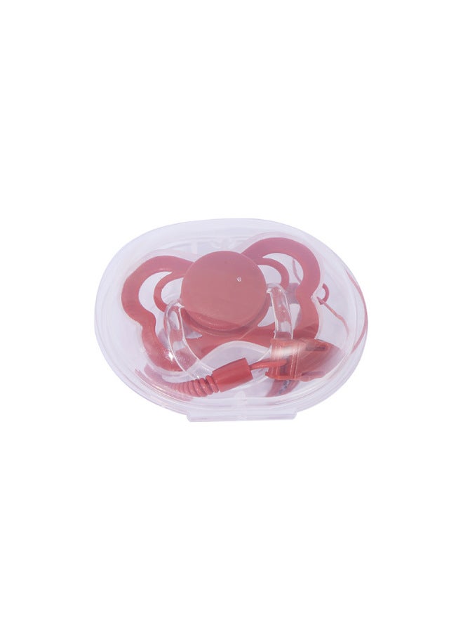 Infant Pacifier Super Soft Breast-like Sleeping Food Grade Silicone Weaning Artifact Baby Anti-skid Chain