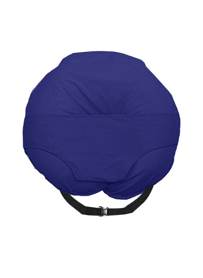 Kradyl Kroft 5In1 Baby Feeding Pillow With 100% Cotton Detachable Cover | With Belt And Baby Hoop | Breastfeeding Pillow | Nursing Pillow (Royal Blue) - Image 1
