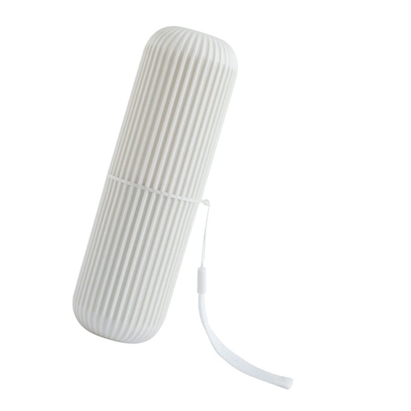 Portable Travel Toothbrush Holder Case with Toothpaste Organizer and Mug Eco Friendly Plastic - Image 2