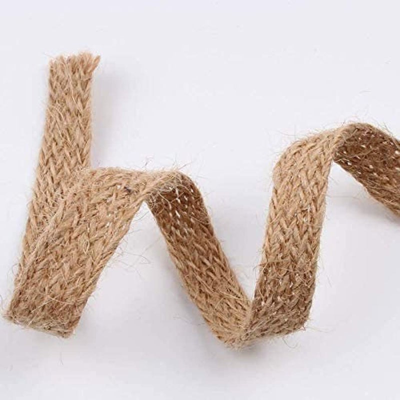 BSPS Natural 20 Meters 13mm Jute Twine Rope Linen Twine Rustic String Cord Rope DIY Burlap String Rope Rope No R170 - Image 2
