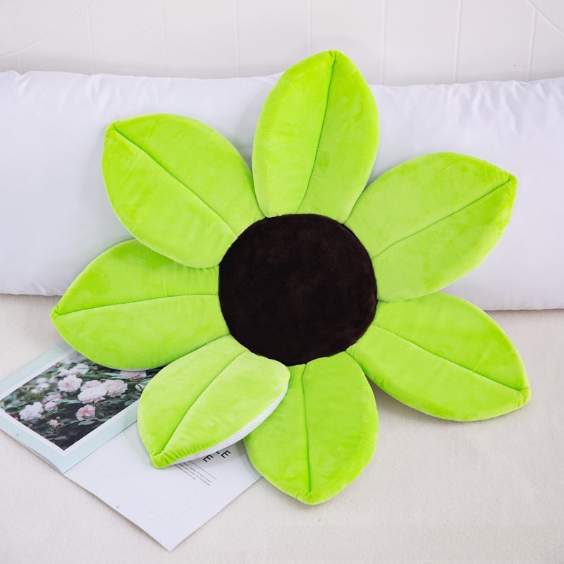 Creative New Bath Flower Bath Mat Cute Cartoon Simulation Flower Cushion Plush Toy Creative Sofa Dining Chair Mat(Pink, 70cm 0.27KG) - Image 4