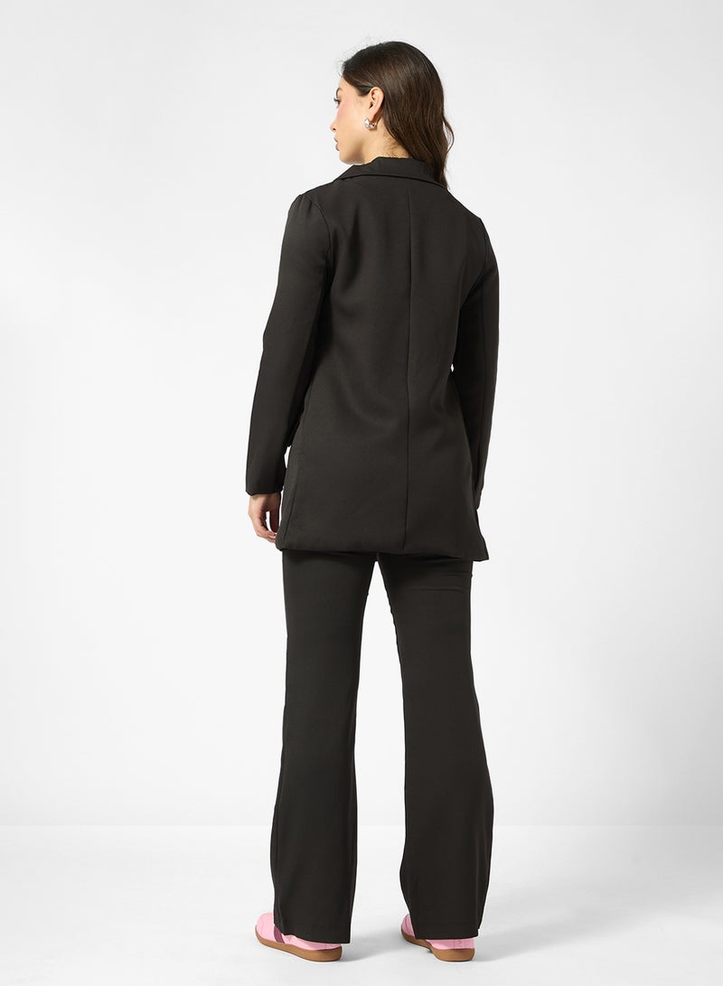 Ginger Oversize Tailored Blazer & Pant Suit Set - Image 2