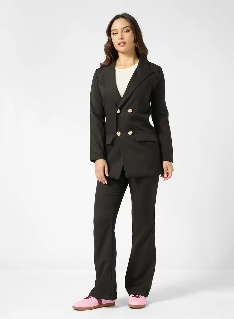 Ginger Oversize Tailored Blazer & Pant Suit Set