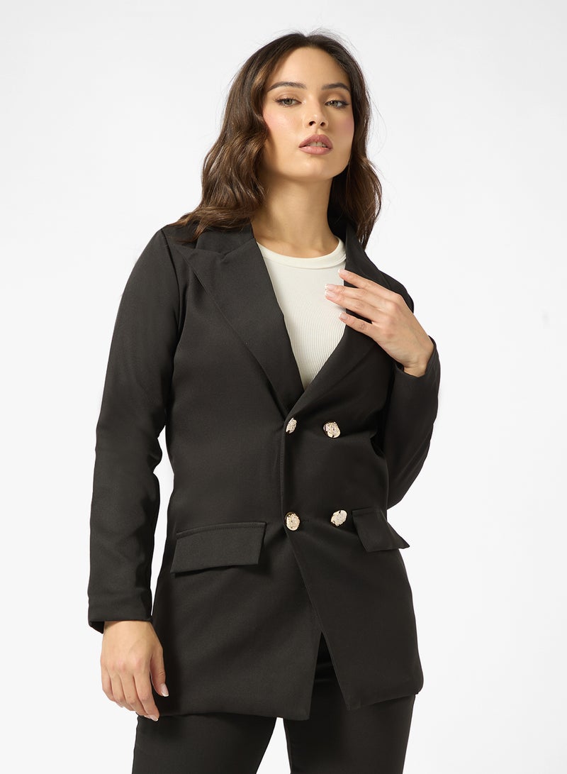 Ginger Oversize Tailored Blazer & Pant Suit Set - Image 3
