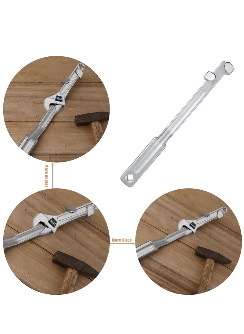 Wrench Extender Tool for Mechanics, Garage, and Handyman, 15 Inch Torque Amplifier Extension with 1/2 Inch Hole for Torque Wrenches