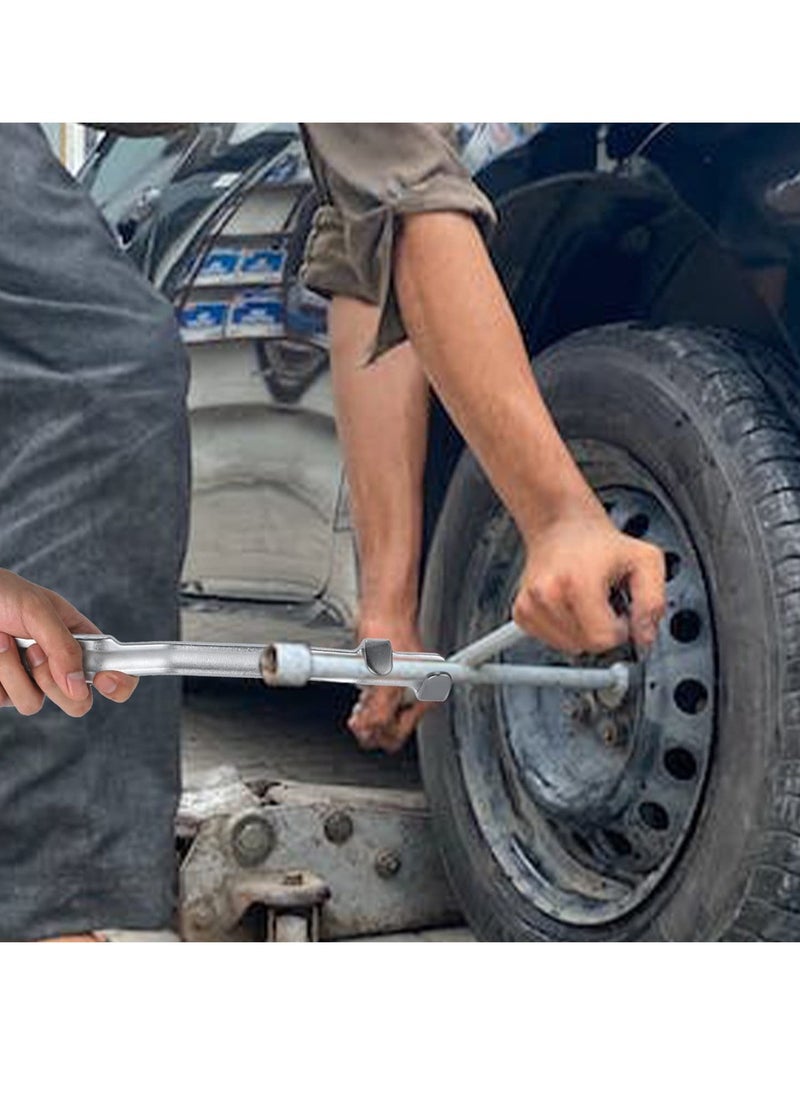 Wrench Extender Tool for Mechanics, Garage, and Handyman, 15 Inch Torque Amplifier Extension with 1/2 Inch Hole for Torque Wrenches