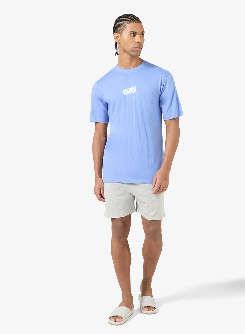 Seventy Five Printed Short Sleeve T-Shirt And Shorts Set - Image 5