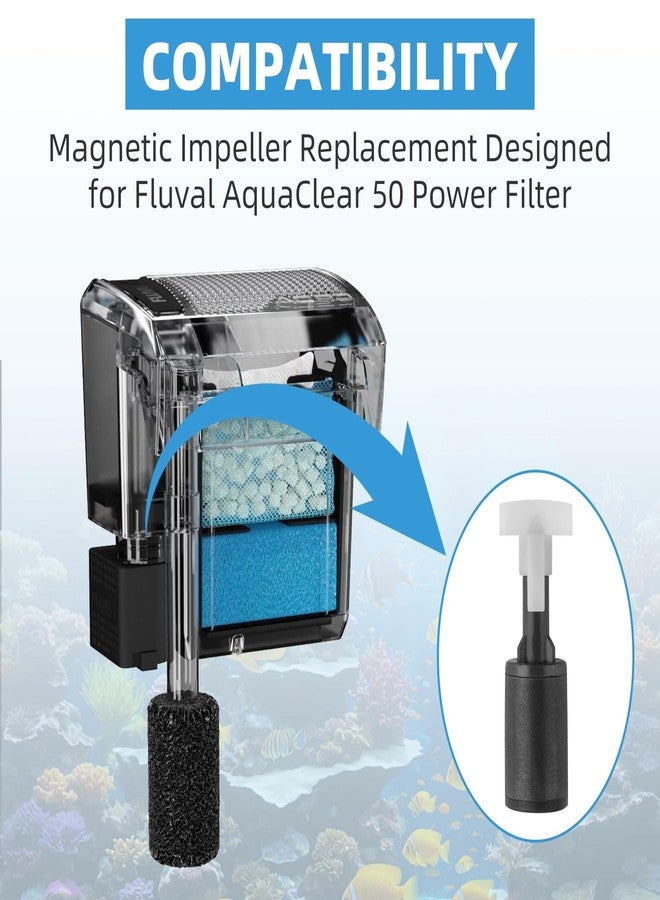 Trdzi Impeller Assembly Compatible with AquaClear 50 Power Filter, A634 Aquarium Filter Part for Fluval Fish Tank Pump System - Image 4