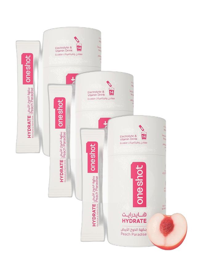 Oneshot Bundle of 3 White Peach - Image 1