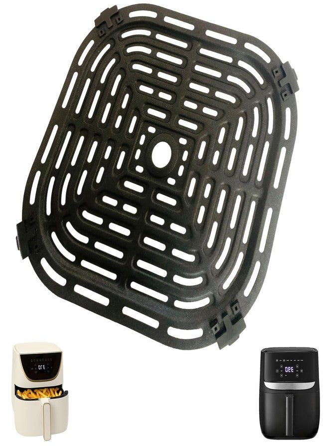GSZN 6QT Air Fryer Replacement Grill Pan for Chefman 6QT Compact Air Fryers, Upgraded Grill Crisper Plate Rack Tray Grate Grid Shelf for 6 Quart Chefman Air Fryer, Dishwasher Safe, Nonstick - Image 1