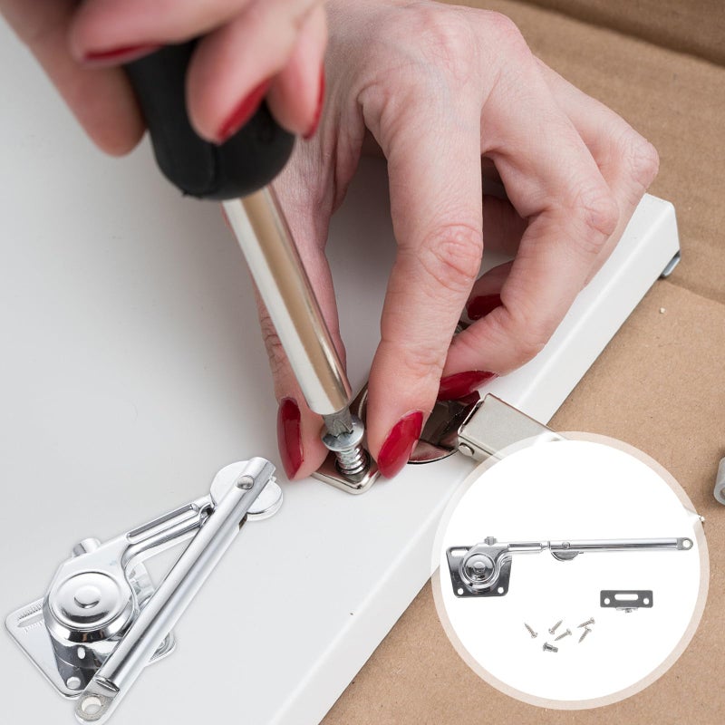 Hydraulic Support Rod Soft Close Lid Stay Hinge Damper for Cabinet Door Wooden Box - Image 5