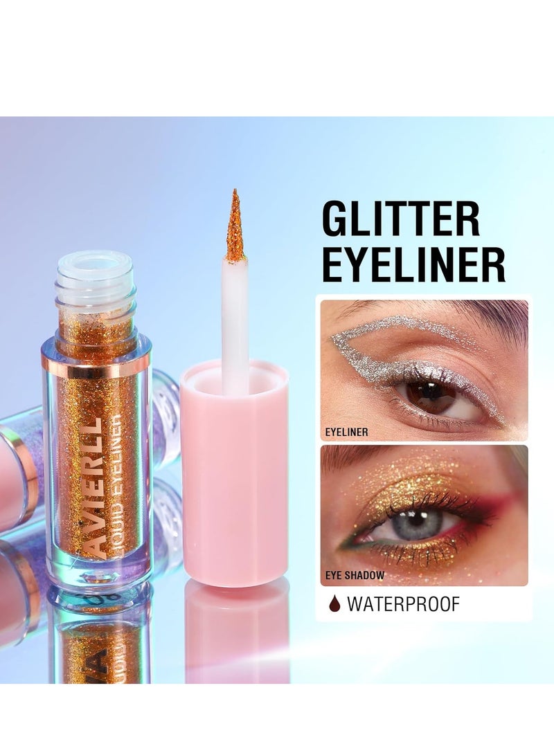 كاست ويف ظلال العيون هلام ، هلام بطانة العين ، هلام بطانة العين ، هلام بطانة العين ​ ظلال عيون وردية لامعة - Image 5