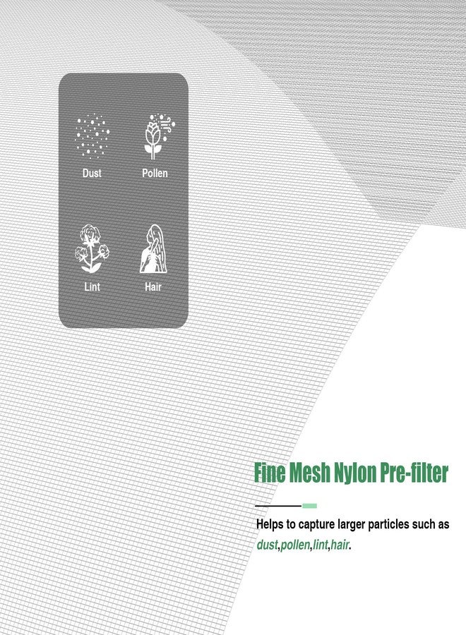 FCFMY 3 Packs E-300L True HEPA Replacement Filter Compatible with MOOKA and MOOKA Family E-300L for Large Room, H13 True HEPA and Activated Carbon Filter - Image 4