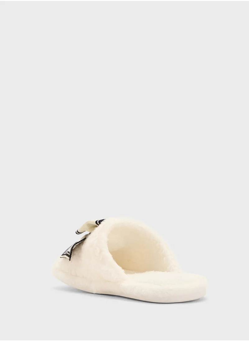 جينجر Womens Slipper With Bow