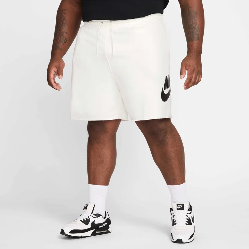 Nike Ivory Men's Club French Terry Alumni Shorts for Men | Best Price UAE