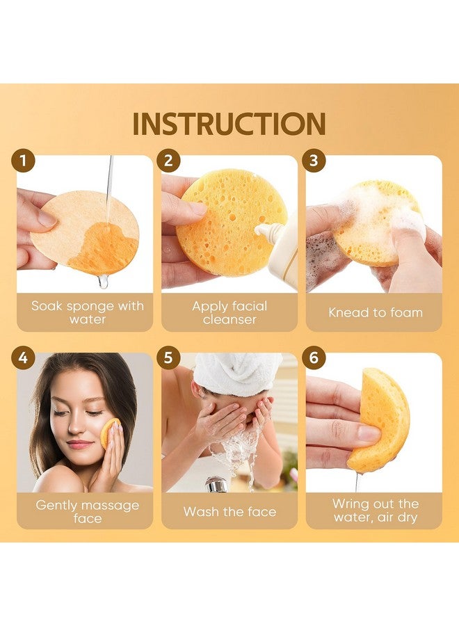 GAINWELL GAINWELL 100PCS Compressed Facial Sponges, Cleansing, for Personal Spa Esthetician Use  - Image 3