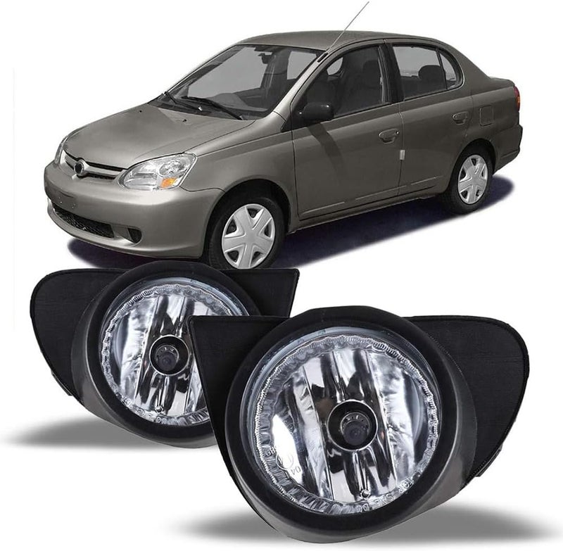 Winjet Fog Lights Kit for 2003-2005 Toyota Echo with Switch and Wiring - Image 1
