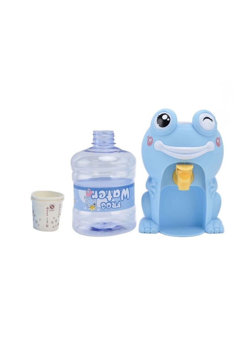 توي لاند موزع مياه على شكل ضفدع لطيف للأطفال - نافورة شرب صغيرة على الطاولة مع كوب - Image 5