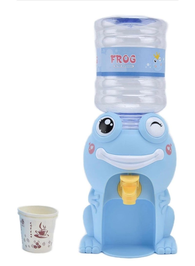توي لاند موزع مياه على شكل ضفدع لطيف للأطفال - نافورة شرب صغيرة على الطاولة مع كوب - Image 3