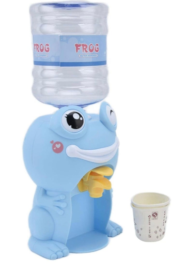 توي لاند موزع مياه على شكل ضفدع لطيف للأطفال - نافورة شرب صغيرة على الطاولة مع كوب - Image 4